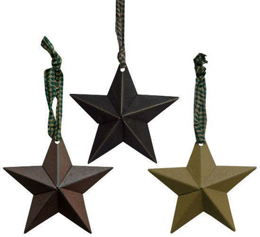 Accessory Star Ornament 3 Asstd Designs sold individually (not as a set) - The Fox Decor